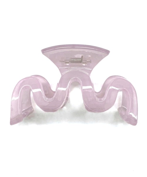 anap mimpi（アナップミンピ）の「ナミナミ クリア カラー ヘア バンスクリップ（バレッタ/ヘアクリップ・レディース・クリア/アイボリー/ラベンダー/イエロー・FREE）」の3枚目の写真