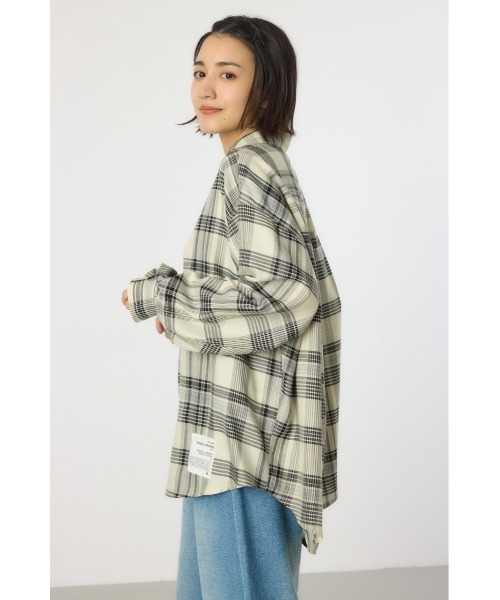 RODEO CROWNS WIDE BOWL(ロデオクラウンズワイドボウル)の「マルチパターンチェックシャツ(シャツ/ブラウス・レディース・ブラック系その他/グリーン系その他/イエロー系その他/ブルー系その他・FREE)」の6枚目の写真