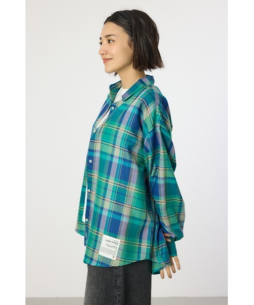 RODEO CROWNS WIDE BOWL(ロデオクラウンズワイドボウル)の「マルチパターンチェックシャツ(シャツ/ブラウス・レディース・ブラック系その他/グリーン系その他/イエロー系その他/ブルー系その他・FREE)」の17枚目の写真