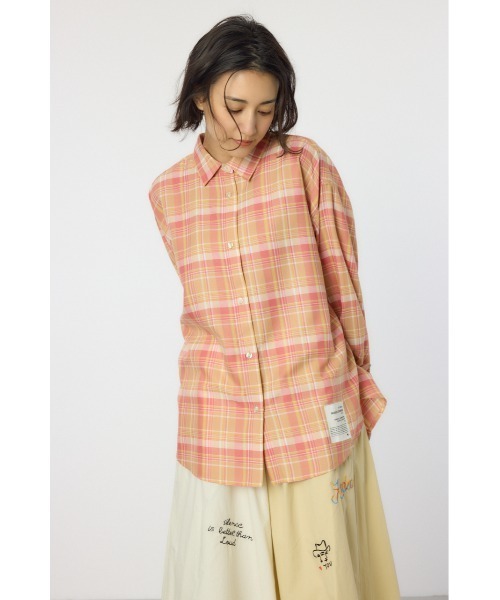 RODEO CROWNS WIDE BOWL(ロデオクラウンズワイドボウル)の「マルチパターンチェックシャツ(シャツ/ブラウス・レディース・ブラック系その他/グリーン系その他/イエロー系その他/ブルー系その他・FREE)」の22枚目の写真