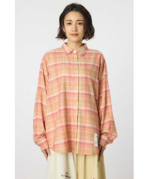トップス uri マルチパターンチェックシャツ（シャツ/ブラウス）｜RODEO CROWNS WIDE