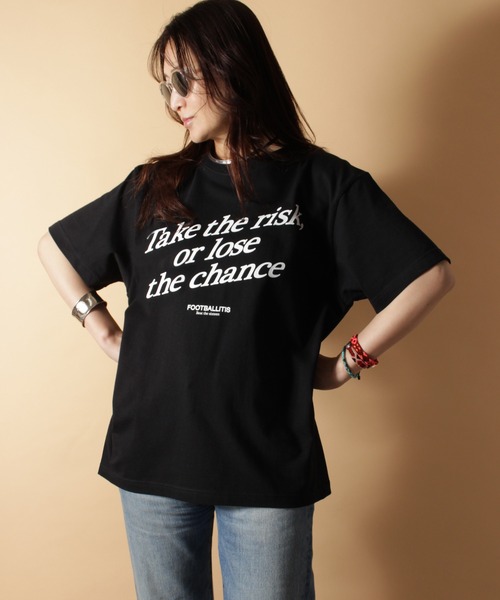 LIBERTY CITY（リバティシティ）の「【LIBERTY CITY/リバティーシティ】 [TAKE THE RISK] Tシャツ（Tシャツ/カットソー・メンズ・ホワイト/ブラック/ブルー・2/3/4）」の3枚目の写真