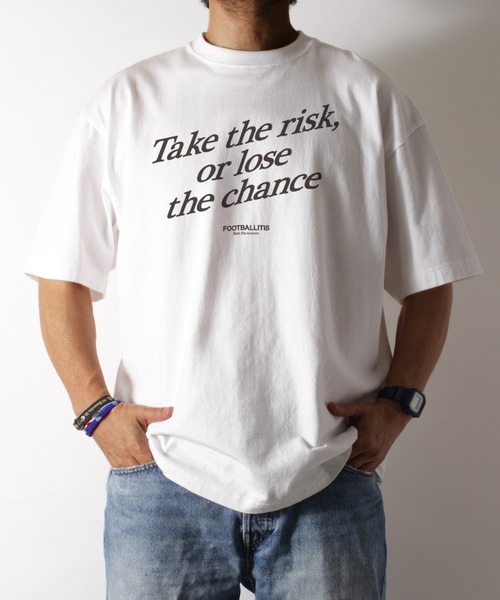 LIBERTY CITY（リバティシティ）の「【LIBERTY CITY/リバティーシティ】 [TAKE THE RISK] Tシャツ（Tシャツ/カットソー・メンズ・ホワイト/ブラック/ブルー・2/3/4）」の7枚目の写真
