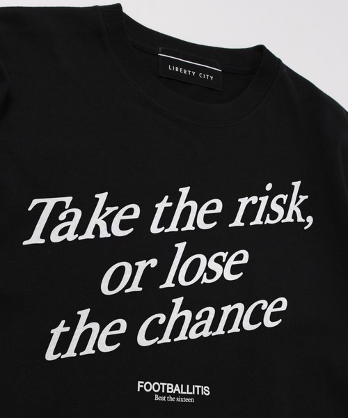 LIBERTY CITY（リバティシティ）の「【LIBERTY CITY/リバティーシティ】 [TAKE THE RISK] Tシャツ（Tシャツ/カットソー・メンズ・ホワイト/ブラック/ブルー・2/3/4）」の10枚目の写真
