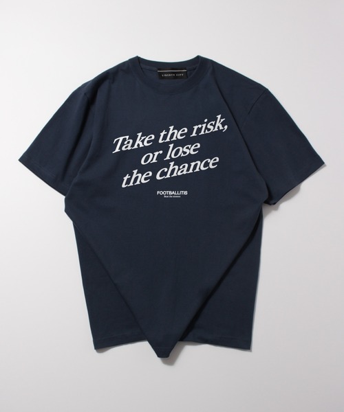 LIBERTY CITY（リバティシティ）の「【LIBERTY CITY/リバティーシティ】 [TAKE THE RISK] Tシャツ（Tシャツ/カットソー・メンズ・ホワイト/ブラック/ブルー・2/3/4）」の15枚目の写真