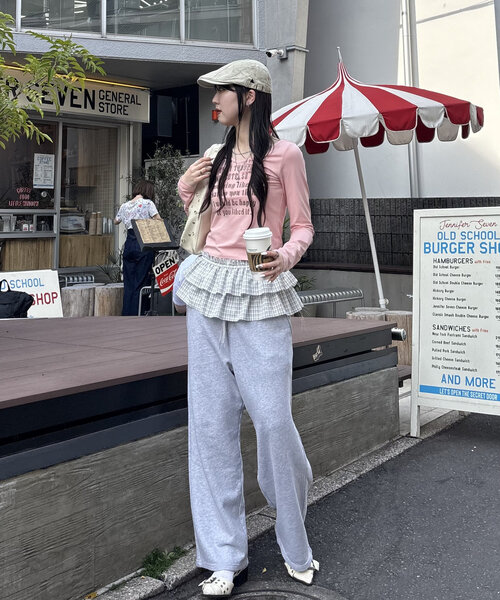 WHO'S WHO gallery（フーズフーギャラリー）の「アソート2段フリルラップベルト / レース / チェック柄 / カモフラージュ柄（ベルト・レディース・カーキ/アイボリー/ホワイト・FREE）」の19枚目の写真