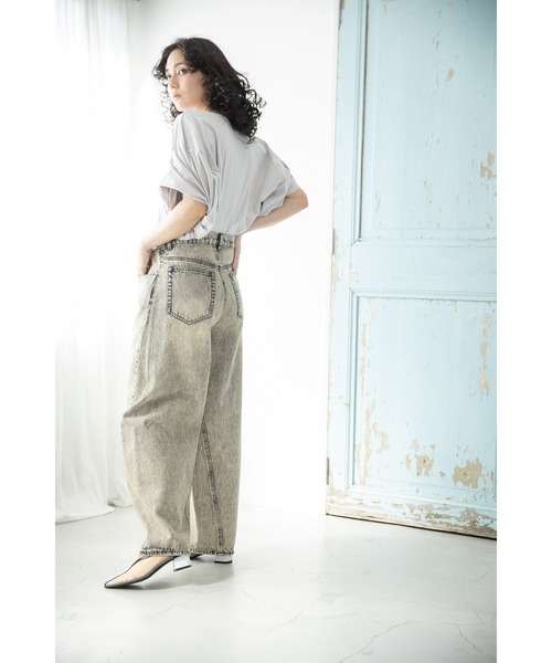 OSMOSIS タックデニムパンツ OSMOSIS｜タックデニムパンツ | Rakuten Fashion(楽天