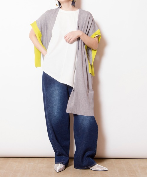 OSMOSIS（オズモーシス）の「タックデニムパンツ（デニムパンツ・レディース・ライトブルー/ブルー/ブラック系その他/ブルー系その他・ONE SIZE）」の22枚目の写真