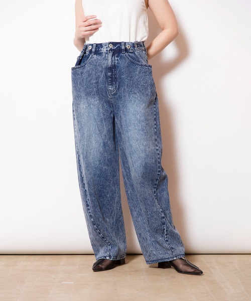 OSMOSIS タックデニムパンツ タックデニムパンツ（デニムパンツ）｜OSMOSIS（オズモーシス