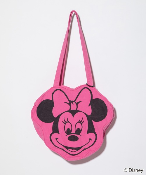 WCJ(ダブルシージェイ)の「Disney / FACE DESIGN TOTE BAG(ショルダーバッグ・レディース・アイボリー/サックスブルー/ピンク系その他/グレー/パープル/レッド/ライム/グリーン/ピンク/チェリーピンク/ブラウン・FREE)」の10枚目の写真