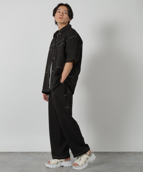 LAKOLE(ラコレ)の「ベーシックカットソー半袖 / 288094(Tシャツ/カットソー・メンズ・ホワイト/グレー/ブラック/ピンク/グリーン/イエロー・MEDIUM/LARGE/X-LARGE)」の8枚目の写真