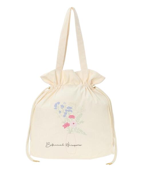 Te chichi TERRASSE（テチチテラス）の「【日比谷花壇コラボ】フラワープリントバッグ（ハンドバッグ・レディース・オフホワイト/ブルー/グレー・F）」の8枚目の写真