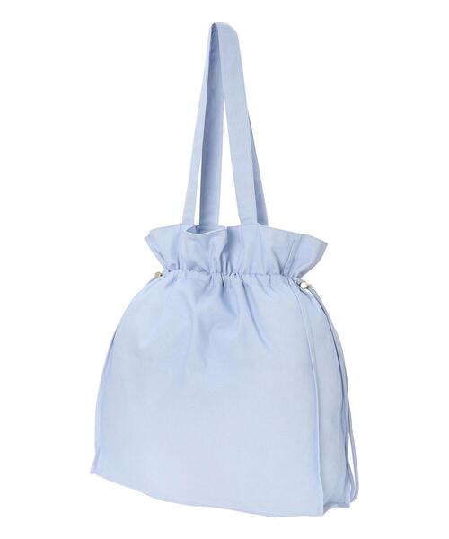 Te chichi TERRASSE（テチチテラス）の「【日比谷花壇コラボ】フラワープリントバッグ（ハンドバッグ・レディース・オフホワイト/ブルー/グレー・F）」の11枚目の写真