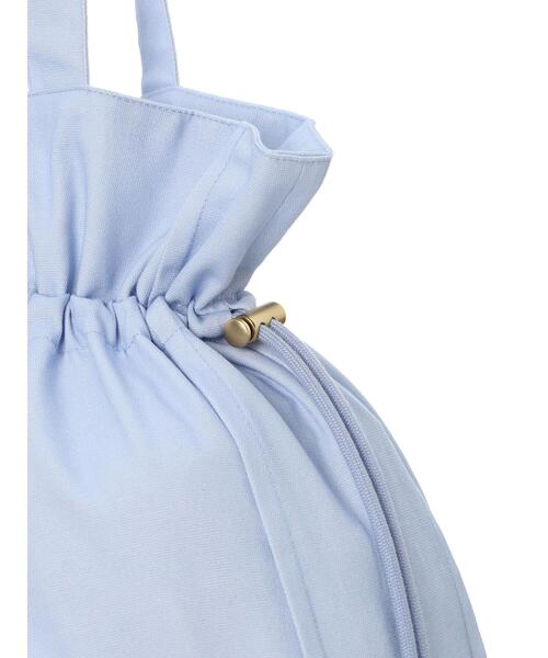 Te chichi TERRASSE（テチチテラス）の「【日比谷花壇コラボ】フラワープリントバッグ（ハンドバッグ・レディース・オフホワイト/ブルー/グレー・F）」の14枚目の写真