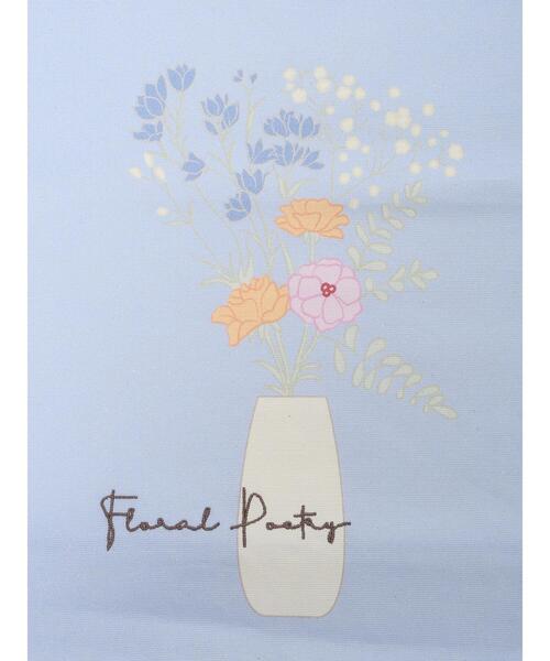 Te chichi TERRASSE（テチチテラス）の「【日比谷花壇コラボ】フラワープリントバッグ（ハンドバッグ・レディース・オフホワイト/ブルー/グレー・F）」の18枚目の写真