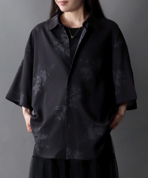 moetosora リーフプリント総柄シャツ■9号■ネイビー系 ロゴ刺繍マルチボーダーロングスリーブTシャツ グレー – NAVAL