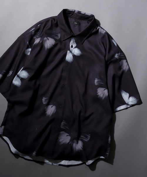 moetosora リーフプリント総柄シャツ■9号■ネイビー系 zz-M0523FBC014_17-1.jpg?1668729715