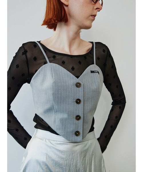 トップス SORIN TR Tropical Heart Bustier SORIN（ソリン ）の「TR Tropical Heart Bustier（キャミソール）」 - WEAR