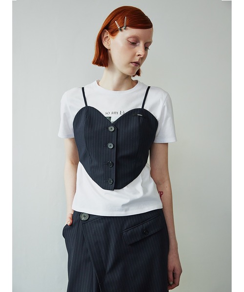 トップス SORIN TR Tropical Heart Bustier セール】TR Tropical Heart Bustier（キャミソール）｜SORIN（ソリン