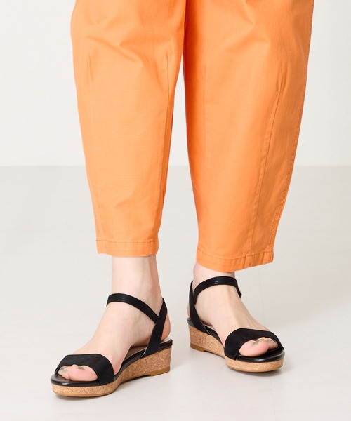 ORiental TRaffic（オリエンタルトラフィック）の「ウエッジソールワンベルトサンダル/55203（サンダル・レディース・ブラック/シルバー/ネイビー・L/M/S/LL/SS/3L）」の9枚目の写真