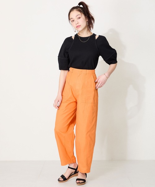 ORiental TRaffic（オリエンタルトラフィック）の「ウエッジソールワンベルトサンダル/55203（サンダル・レディース・ブラック/シルバー/ネイビー・L/M/S/LL/SS/3L）」の10枚目の写真