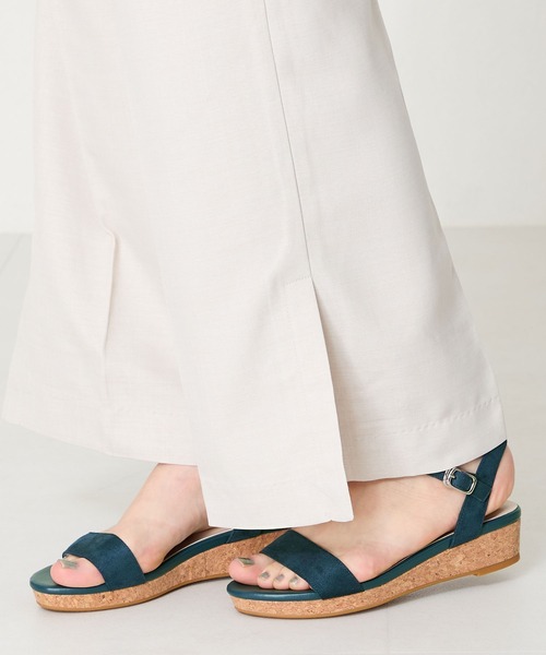 ORiental TRaffic（オリエンタルトラフィック）の「ウエッジソールワンベルトサンダル/55203（サンダル・レディース・ブラック/シルバー/ネイビー・L/M/S/LL/SS/3L）」の19枚目の写真