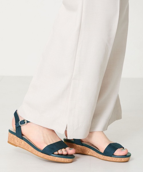 ORiental TRaffic（オリエンタルトラフィック）の「ウエッジソールワンベルトサンダル/55203（サンダル・レディース・ブラック/シルバー/ネイビー・L/M/S/LL/SS/3L）」の18枚目の写真