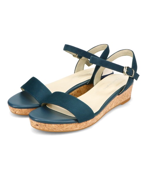 ORiental TRaffic（オリエンタルトラフィック）の「ウエッジソールワンベルトサンダル/55203（サンダル・レディース・ブラック/シルバー/ネイビー・L/M/S/LL/SS/3L）」の16枚目の写真