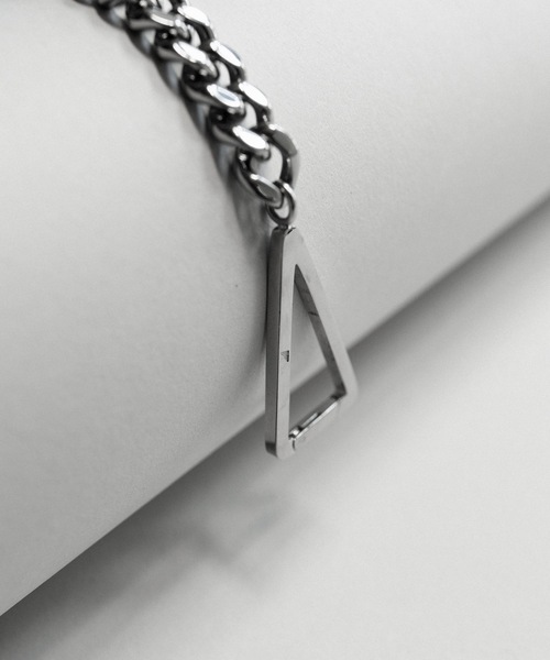cii（シー）の「triangle bracelet / トライアングルブレスレット（ブレスレット・メンズ・シルバー・FREE）」の6枚目の写真