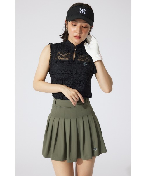 セール】【RIENDA GOLF】カットレーストップス 夏服