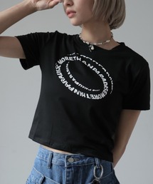 ロゴプリントクロップドＴシャツ