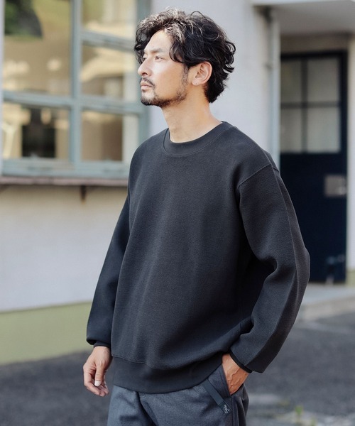 B:MING by BEAMS（ビーミングバイビームス）の「サカリバ クルーネック スウェット（ユニセックス）（スウェット・メンズ・ブラック/ブルー系その他/オリーブ/ホワイト系その他5・S/M/L/XL）」の3枚目の写真