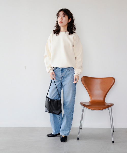 B:MING by BEAMS(ビーミングバイビームス)の「サカリバ クルーネック スウェット(スウェット・メンズ・ブラック/ブルー系その他/オリーブ/ホワイト系その他5・S/M/L/XL)」の6枚目の写真