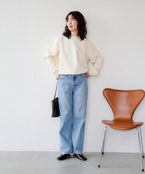 B:MING by BEAMS(ビーミングバイビームス)の「サカリバ クルーネック スウェット(スウェット・メンズ・ブラック/ブルー系その他/オリーブ/ホワイト系その他5・S/M/L/XL)」の5枚目の写真