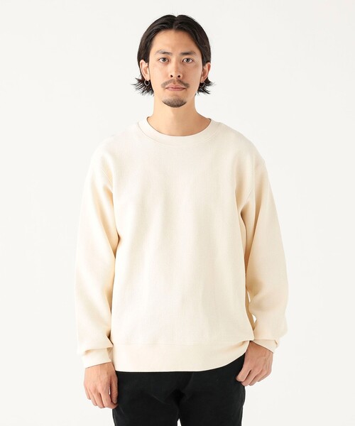 B:MING by BEAMS(ビーミングバイビームス)の「サカリバ クルーネック スウェット(スウェット・メンズ・ブラック/ブルー系その他/オリーブ/ホワイト系その他5・S/M/L/XL)」の8枚目の写真