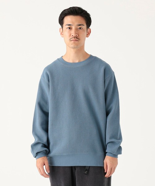 B:MING by BEAMS(ビーミングバイビームス)の「サカリバ クルーネック スウェット(スウェット・メンズ・ブラック/ブルー系その他/オリーブ/ホワイト系その他5・S/M/L/XL)」の12枚目の写真