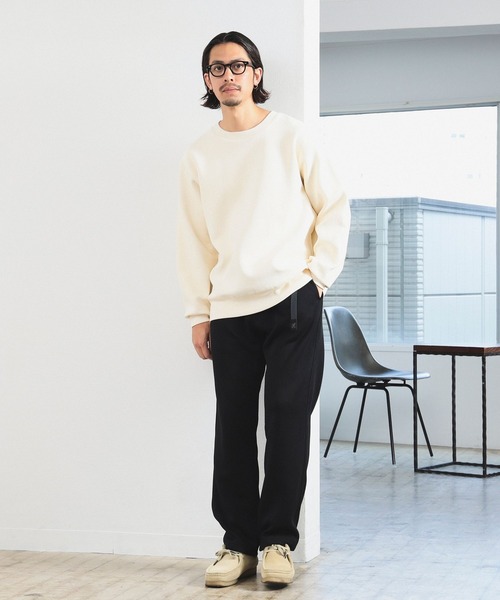 B:MING by BEAMS(ビーミングバイビームス)の「サカリバ クルーネック スウェット(スウェット・メンズ・ブラック/ブルー系その他/オリーブ/ホワイト系その他5・S/M/L/XL)」の9枚目の写真