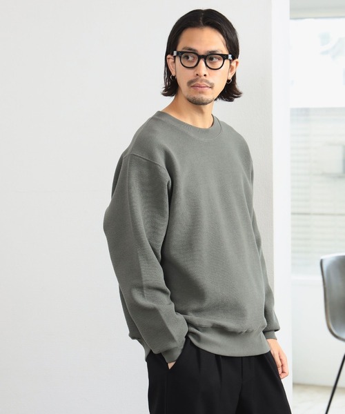 B:MING by BEAMS(ビーミングバイビームス)の「サカリバ クルーネック スウェット(スウェット・メンズ・ブラック/ブルー系その他/オリーブ/ホワイト系その他5・S/M/L/XL)」の14枚目の写真