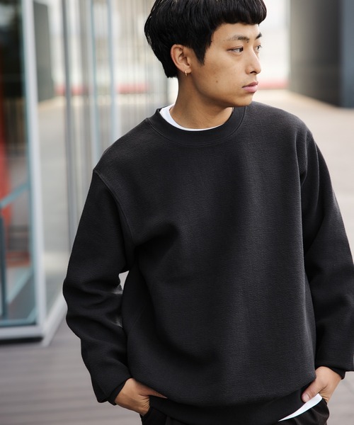 B:MING by BEAMS(ビーミングバイビームス)の「サカリバ クルーネック スウェット(スウェット・メンズ・ブラック/ブルー系その他/オリーブ/ホワイト系その他5・S/M/L/XL)」の16枚目の写真