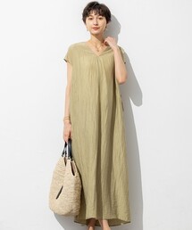 23区（ニジュウサンク）の「【SLOW/一部店舗限定】ナチュラルピケワッシャー ワンピース（ワンピース）」