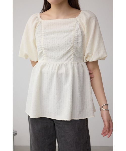 Plage プラージュ 23SS パフキャミソール ブラウス ペプラム ギャザー GATHERED DESIGN キャミ（キャミソール）｜Plage（プラージュ