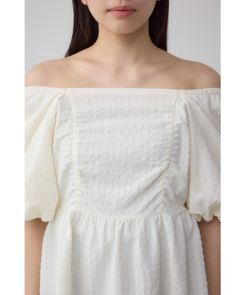 AZUL by moussy(アズールバイマウジー)の「2WAYペプラムギャザーブラウス(シャツ/ブラウス・レディース・アイボリー/ブラック・FREE)」の19枚目の写真