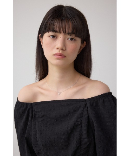 AZUL by moussy(アズールバイマウジー)の「2WAYペプラムギャザーブラウス(シャツ/ブラウス・レディース・アイボリー/ブラック・FREE)」の17枚目の写真