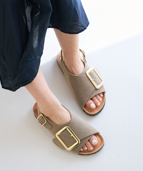 PLAKTON（プラクトン）の「【WEB限定】【PLAKTON/プラクトン】バックルサンダル（サンダル・レディース・ブラック/ベージュ・38/39/37）」の17枚目の写真