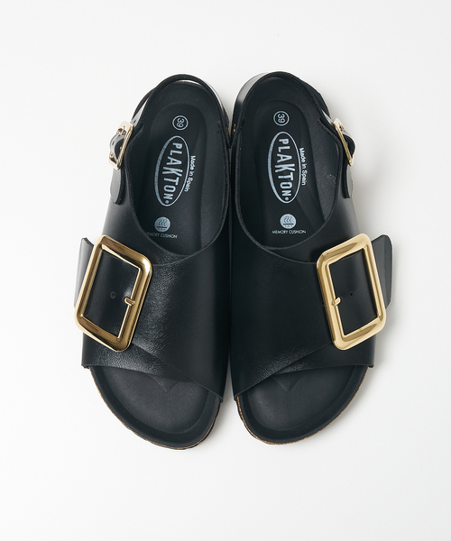 PLAKTON（プラクトン）の「【WEB限定】【PLAKTON/プラクトン】バックルサンダル（サンダル・レディース・ブラック/ベージュ・38/39/37）」の10枚目の写真