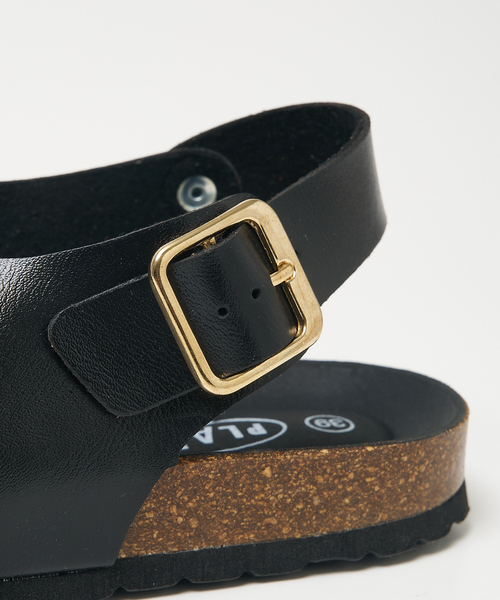 PLAKTON（プラクトン）の「【WEB限定】【PLAKTON/プラクトン】バックルサンダル（サンダル・レディース・ブラック/ベージュ・38/39/37）」の6枚目の写真