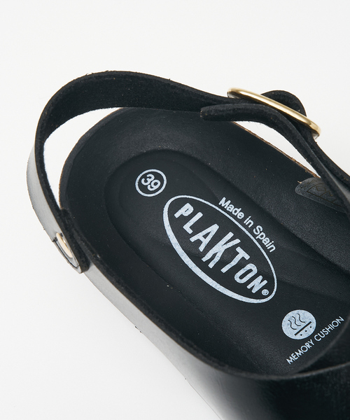 PLAKTON（プラクトン）の「【WEB限定】【PLAKTON/プラクトン】バックルサンダル（サンダル・レディース・ブラック/ベージュ・38/39/37）」の5枚目の写真