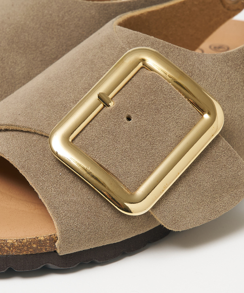 PLAKTON（プラクトン）の「【WEB限定】【PLAKTON/プラクトン】バックルサンダル（サンダル・レディース・ブラック/ベージュ・38/39/37）」の3枚目の写真