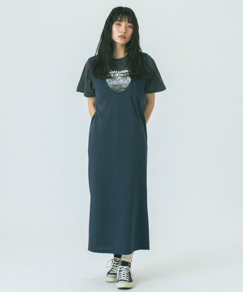 ROSE BUD(ローズバッド)の「【WEB・一部店舗限定】COLOR NEP 2WAY DRESS(ワンピース・レディース・ネイビー/グレー/ホワイト・ONE SIZE)」の19枚目の写真