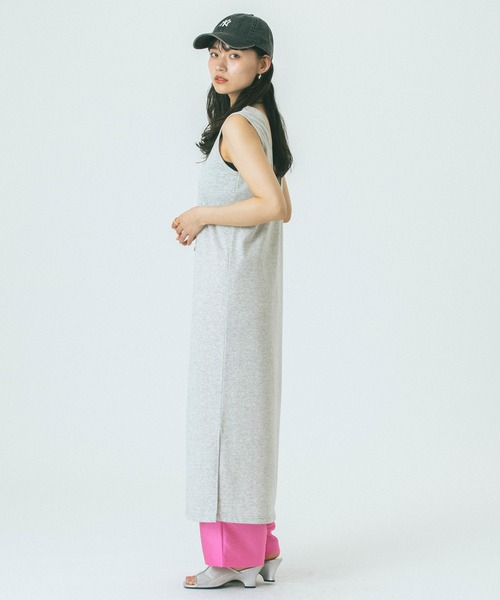 ROSE BUD(ローズバッド)の「【WEB・一部店舗限定】COLOR NEP 2WAY DRESS(ワンピース・レディース・ネイビー/グレー/ホワイト・ONE SIZE)」の12枚目の写真